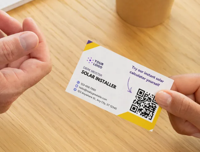 Business cards — Eturnity software