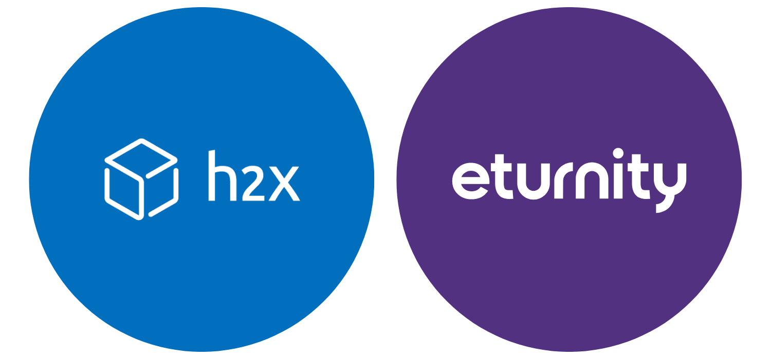 H2X Eturnity Logos